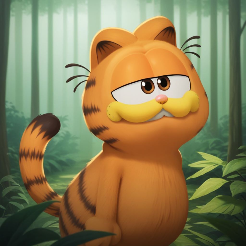 Garfield - The World's Most Famous Cat Garfield's classic portrait